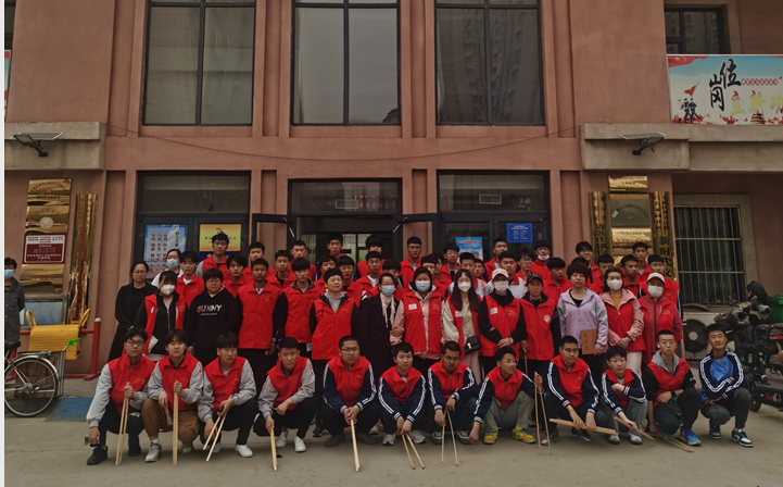 今年会jinnianhuicom师生到丰南区白石家园社区参与文明共建工作